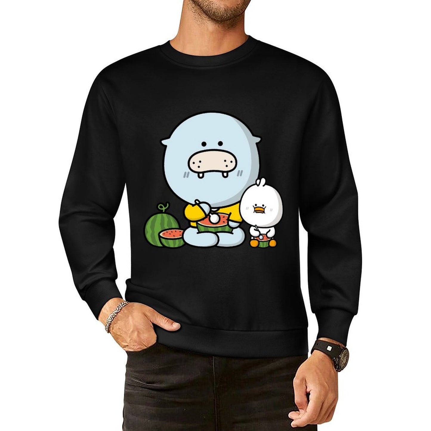 IPBR 250g Crew Neck Long Sleeve Sweatshirt Front GraphicCrew Neck Long Sleeve Sweatshirt4001169