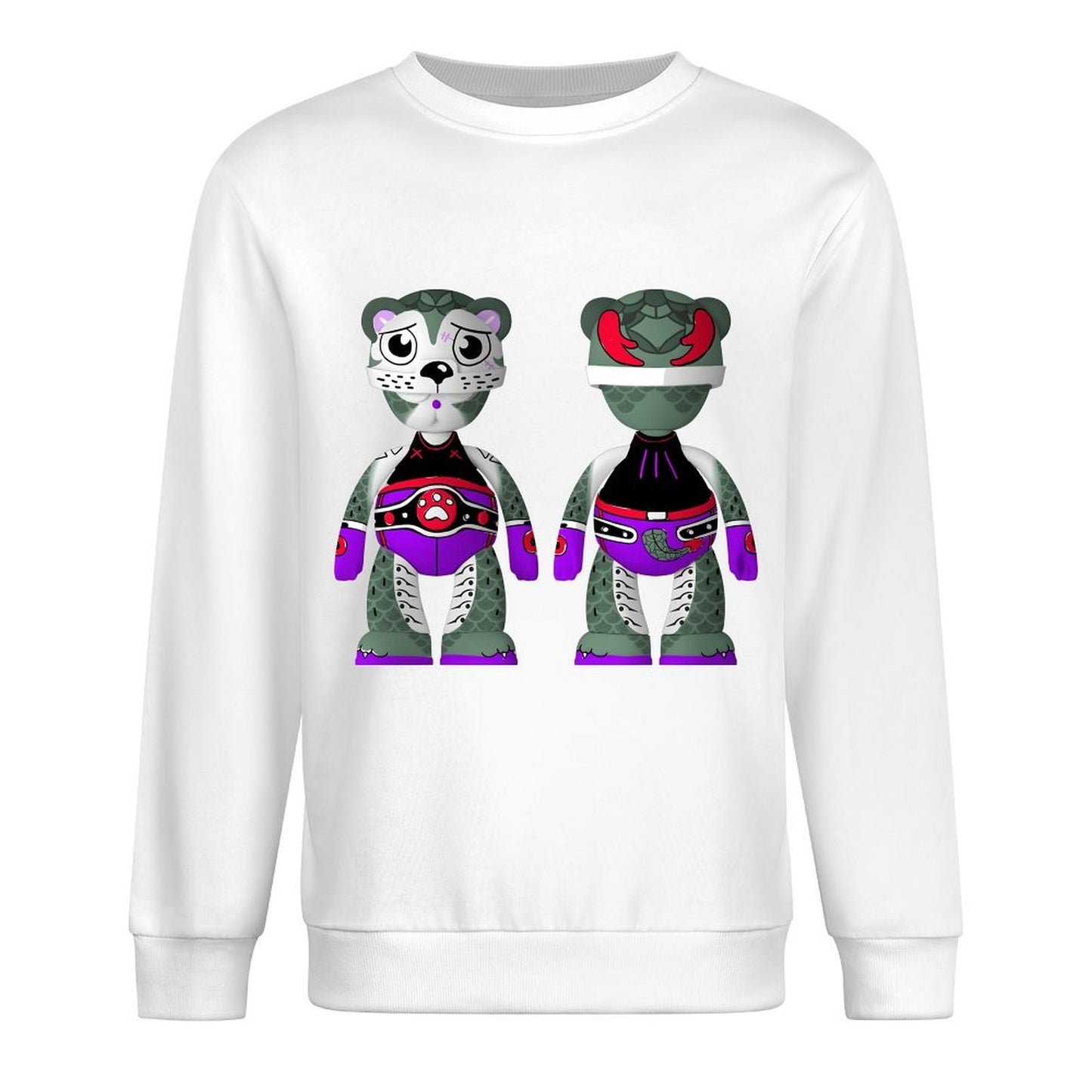 IPIB 250g Crew Neck Long Sleeve Sweatshirt Front GraphicCrew Neck Long Sleeve Sweatshirt6000145-5