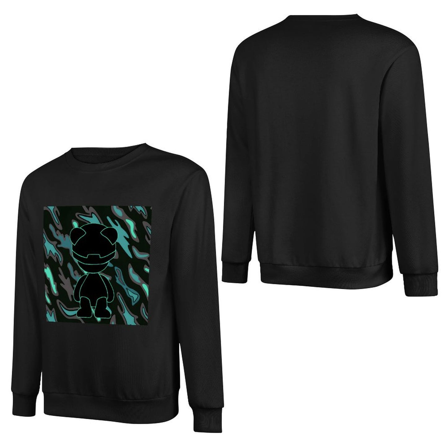 IPIB 250g Crew Neck Long Sleeve Sweatshirt Front GraphicCrew Neck Long Sleeve Sweatshirt6000023-1