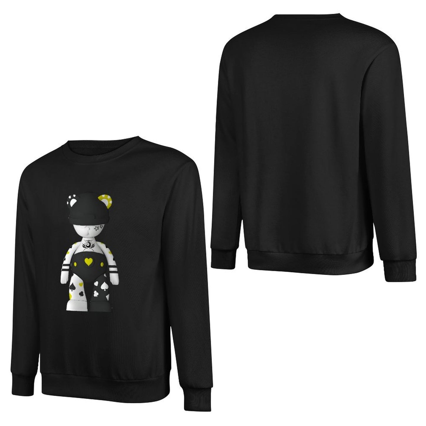 IPIB 250g Crew Neck Long Sleeve Sweatshirt Front GraphicCrew Neck Long Sleeve Sweatshirt6000108-1