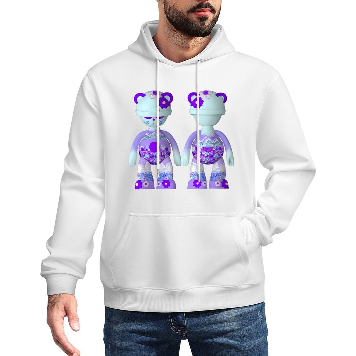 IPIB 250g Hooded Pocket Sweatshirt Front GraphicMen's Hooded  Sweatshirt6000080-4
