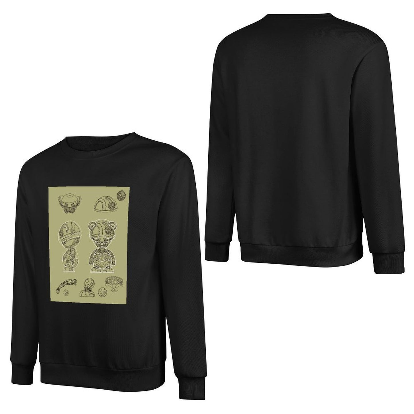 IPIB 250g Crew Neck Long Sleeve Sweatshirt Front GraphicCrew Neck Long Sleeve Sweatshirt6000008-5