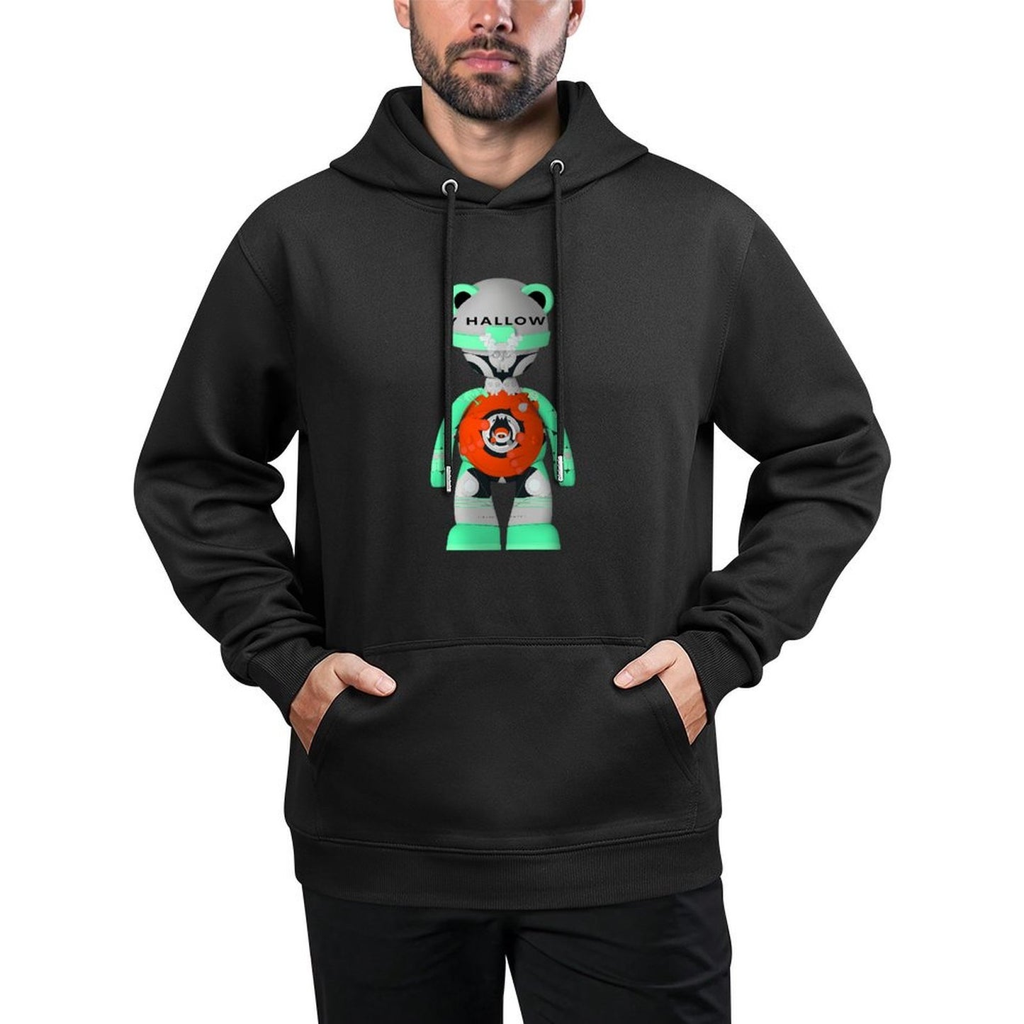IPIB 250g Hooded Pocket Sweatshirt Front GraphicMen's Hooded  Sweatshirt6000111-6