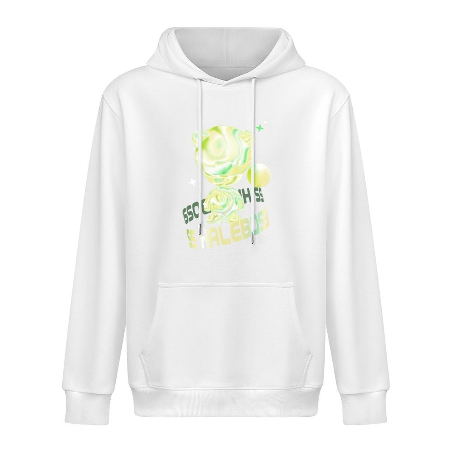 Hoodie Front PatternSolid Double-Stitched