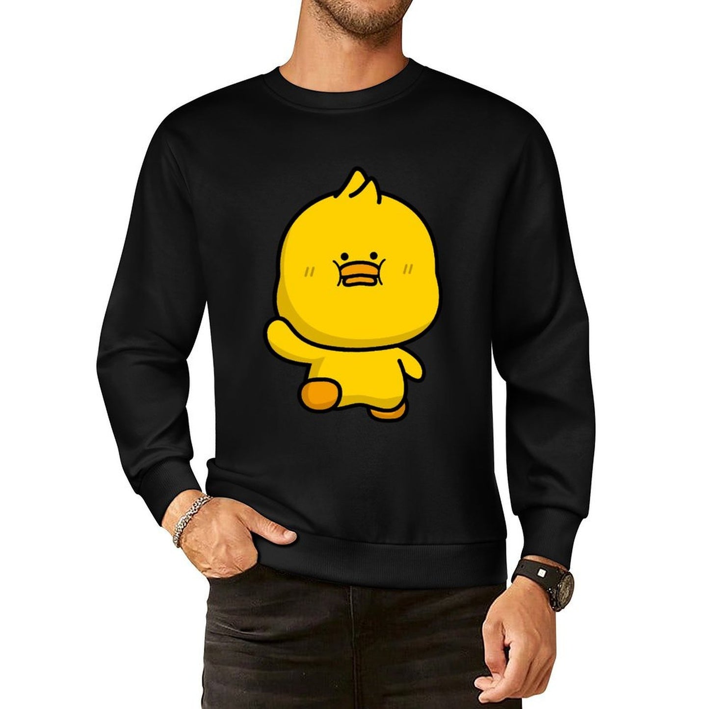 IPBR 250g Crew Neck Long Sleeve Sweatshirt Front GraphicCrew Neck Long Sleeve Sweatshirt4000831