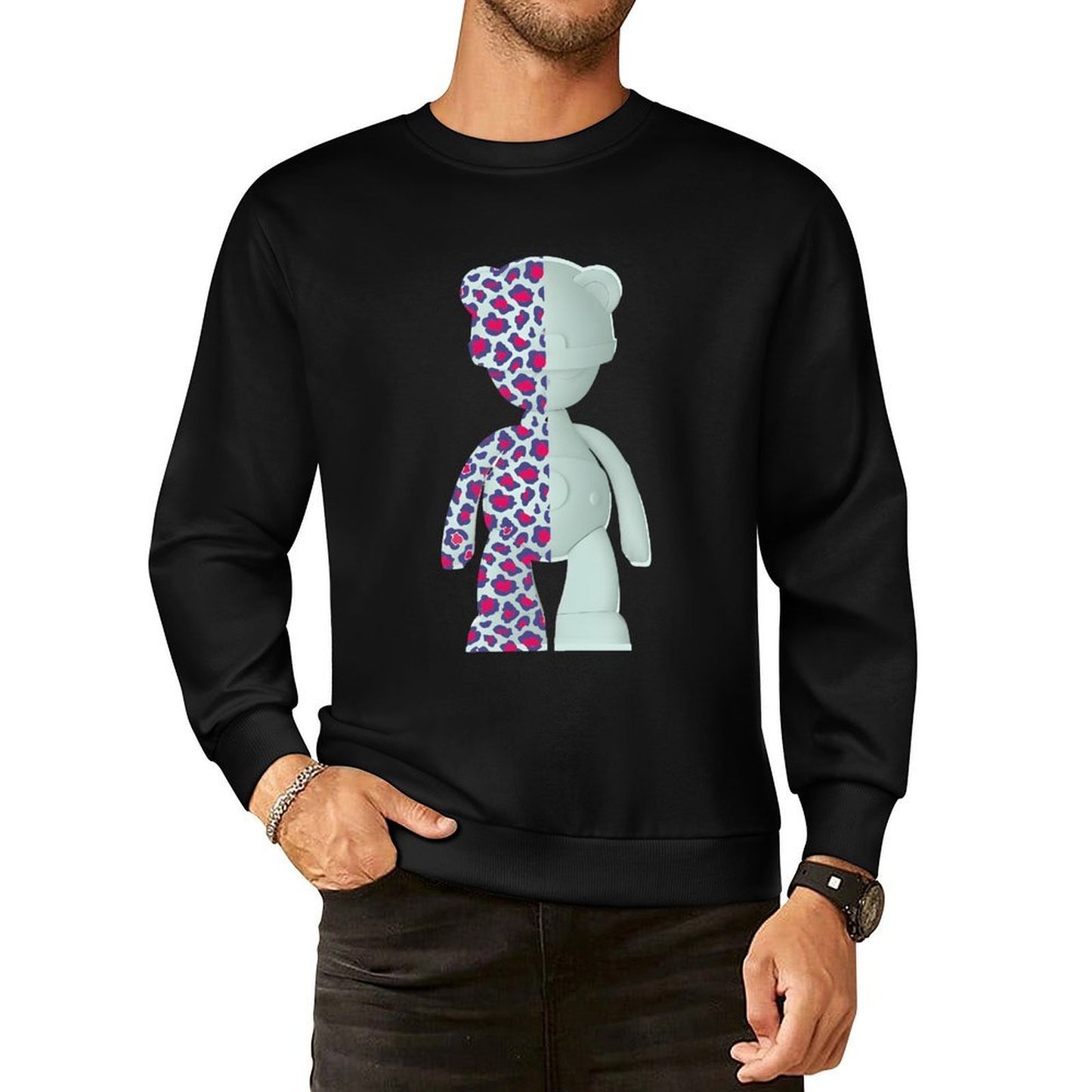 IPIB 250g Crew Neck Long Sleeve Sweatshirt Front GraphicCrew Neck Long Sleeve Sweatshirt6000139-6
