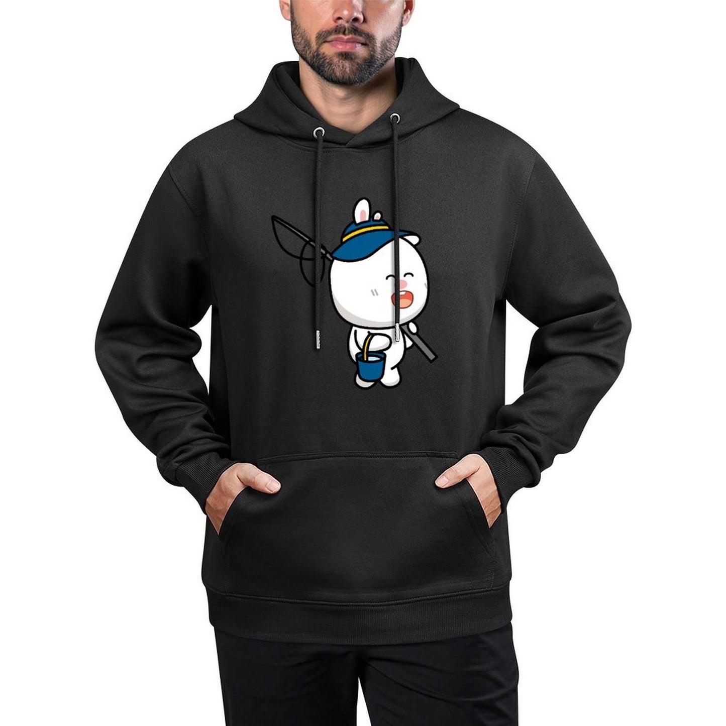IPBR 250g Hooded Pocket Sweatshirt Front GraphicMen's Hooded  Sweatshirt4000248