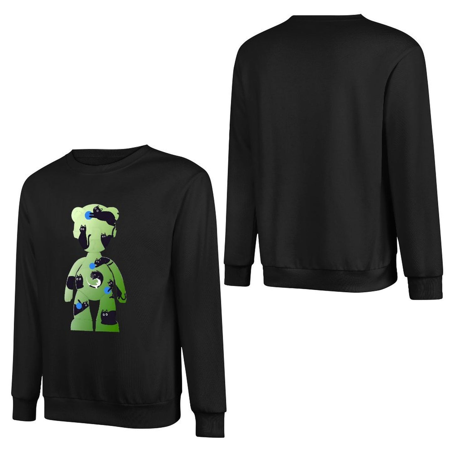 Long Sleeve With Front PatternFade-Resistant Relaxed Fit