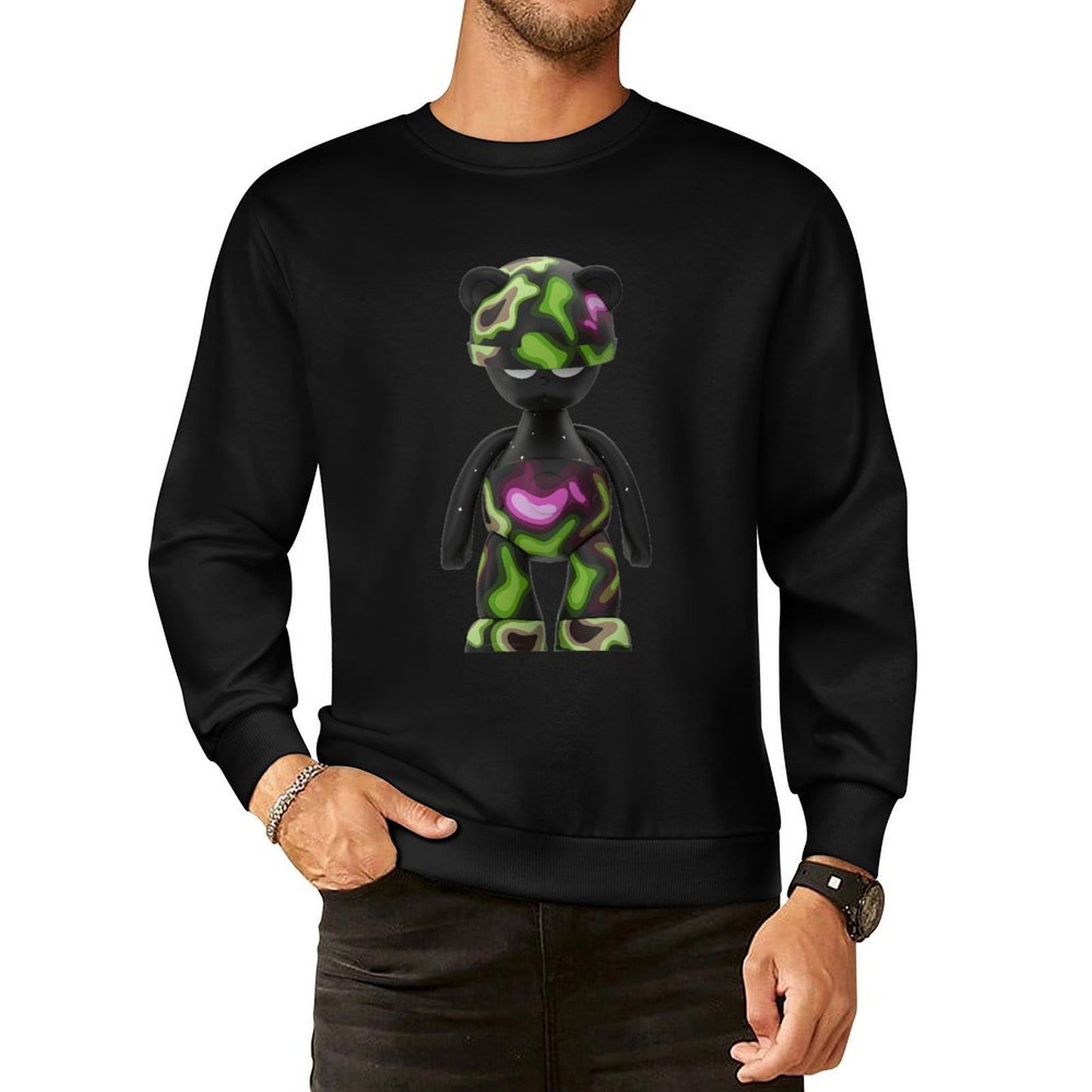 IPIB 250g Crew Neck Long Sleeve Sweatshirt Front GraphicCrew Neck Long Sleeve Sweatshirt6000072-5