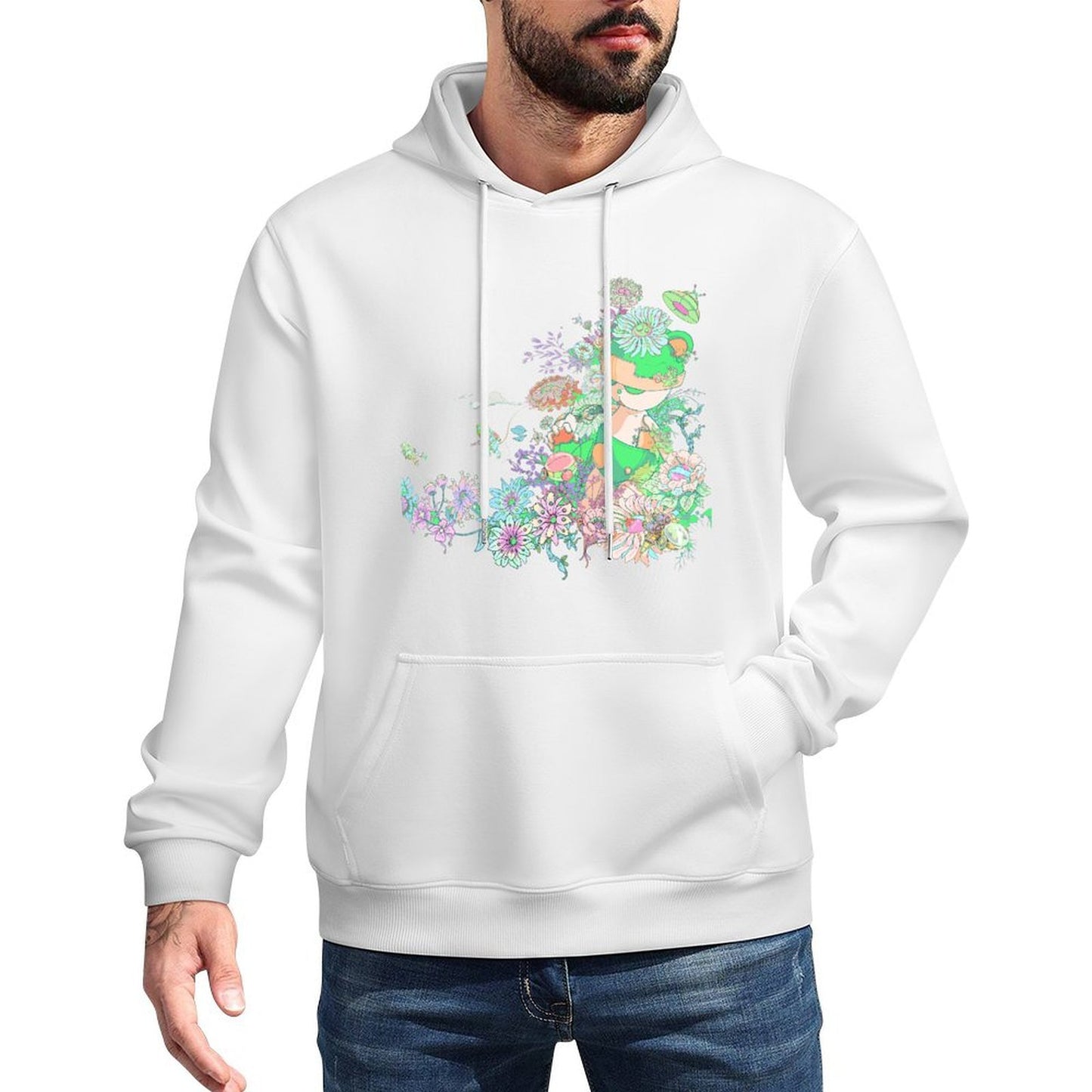 IPIB 250g Hooded Pocket Sweatshirt Front GraphicMen's Hooded  Sweatshirt6000057-1