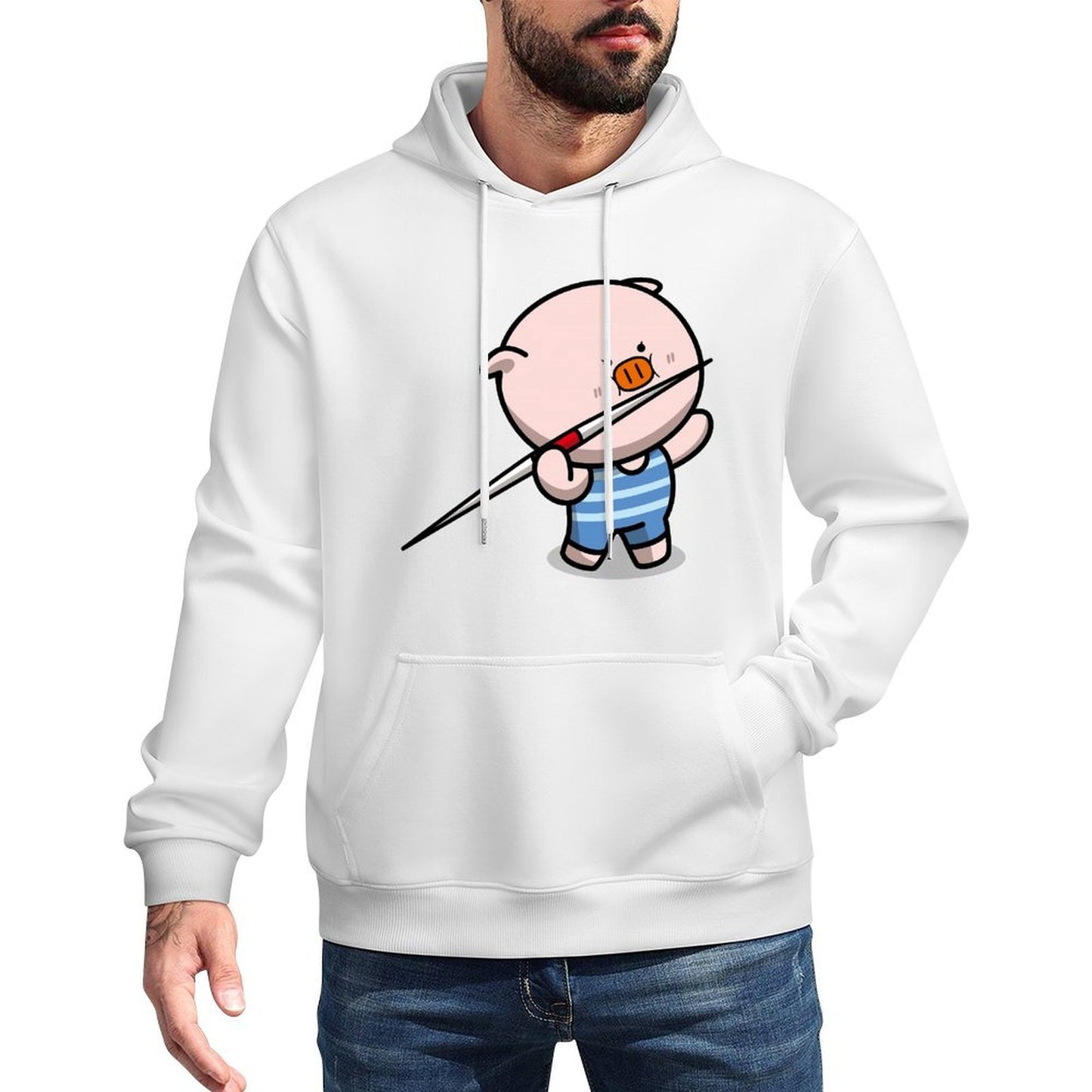 IPBR 250g Hooded Pocket Sweatshirt Front GraphicMen's Hooded  Sweatshirt4000280