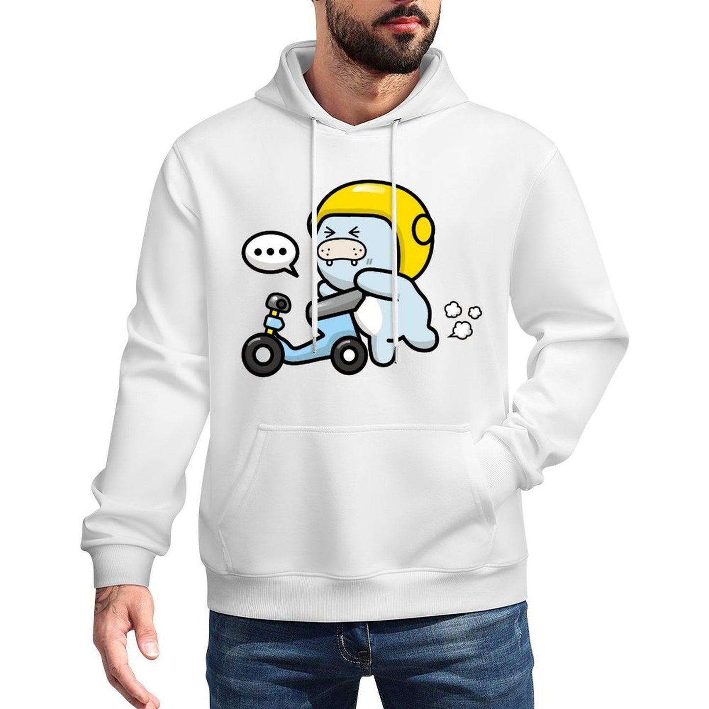 Eco / Sustainable AllSeason Front Graphic Hoodies