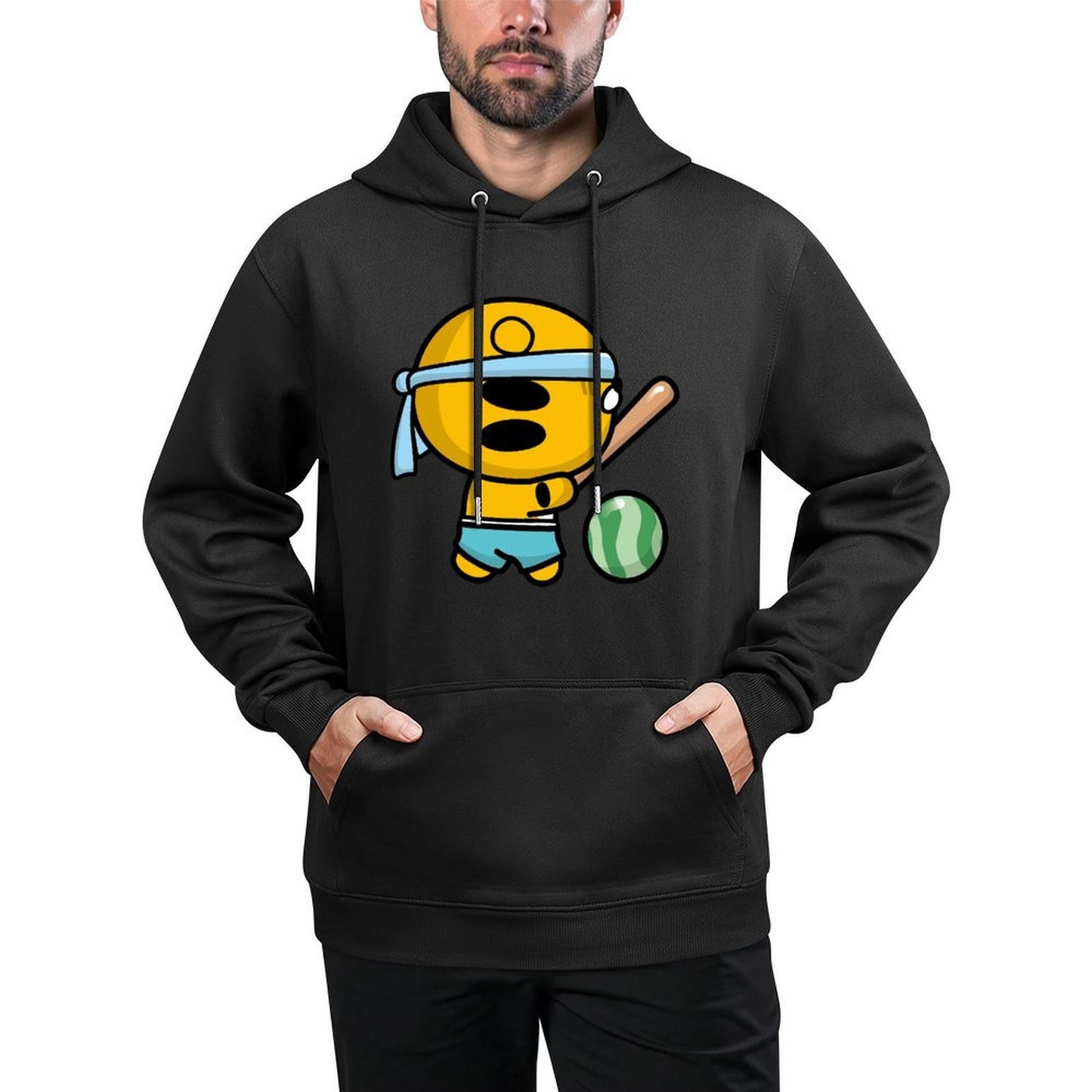 IPBR 250g Hooded Pocket Sweatshirt Front GraphicMen's Hooded  Sweatshirt4000215