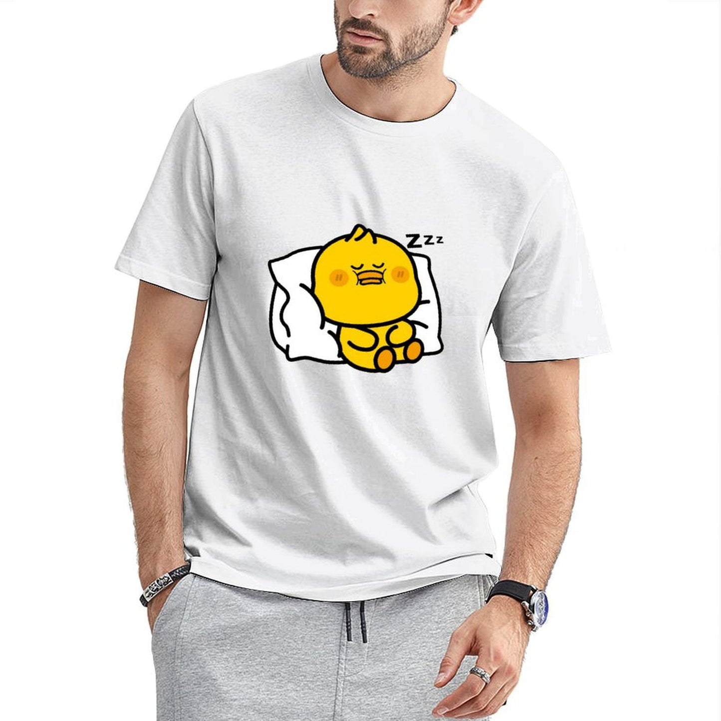 Crew Neck Crewneck Front Graphic T-shirt