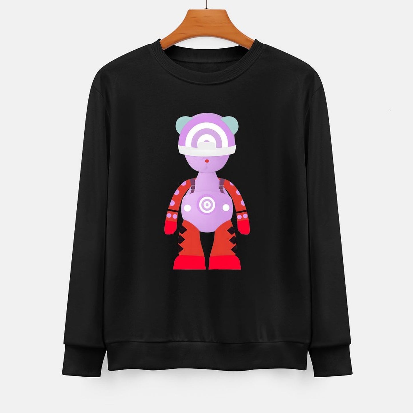 IPIB 250g Crew Neck Long Sleeve Sweatshirt Front GraphicCrew Neck Long Sleeve Sweatshirt6000134-1