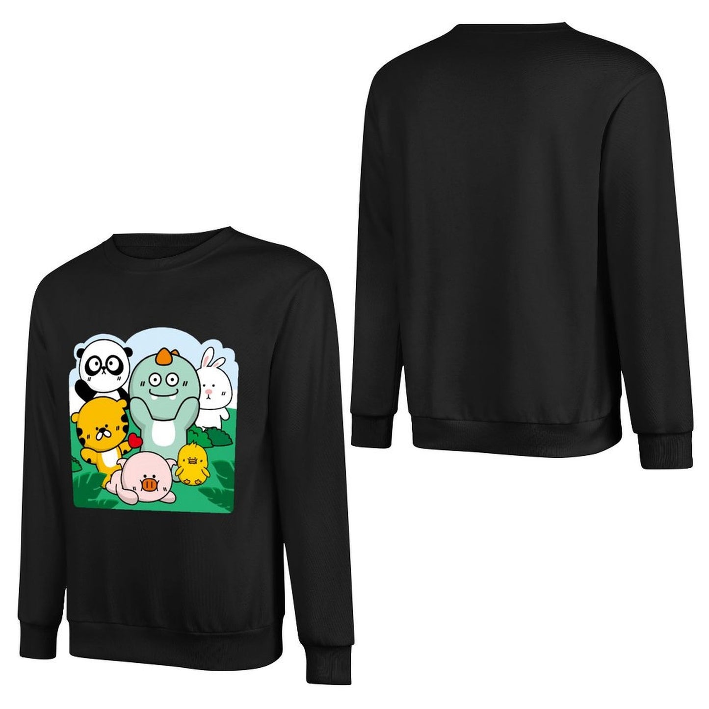 IPBR 250g Crew Neck Long Sleeve Sweatshirt Front GraphicCrew Neck Long Sleeve Sweatshirt4000746