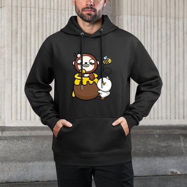 IPBR 250g Hooded Pocket Sweatshirt Front GraphicMen's Hooded  Sweatshirt4001296