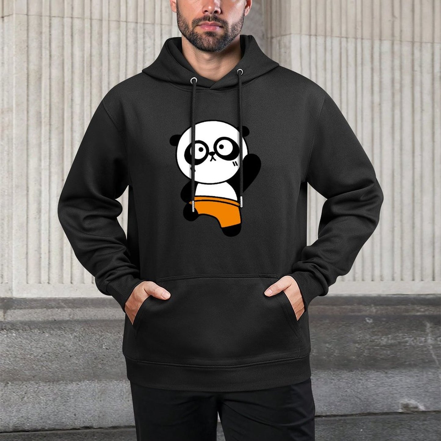 IPBR 250g Hooded Pocket Sweatshirt Front GraphicMen's Hooded  Sweatshirt4000443
