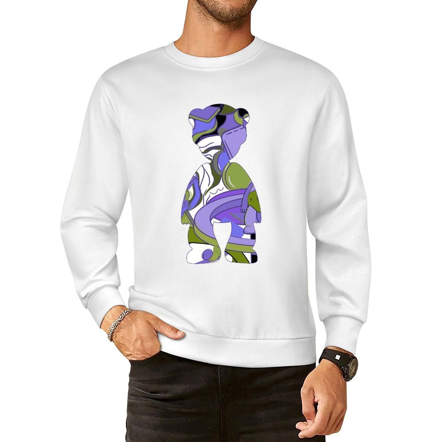 Long Sleeve With Front PatternBold Premium Finish