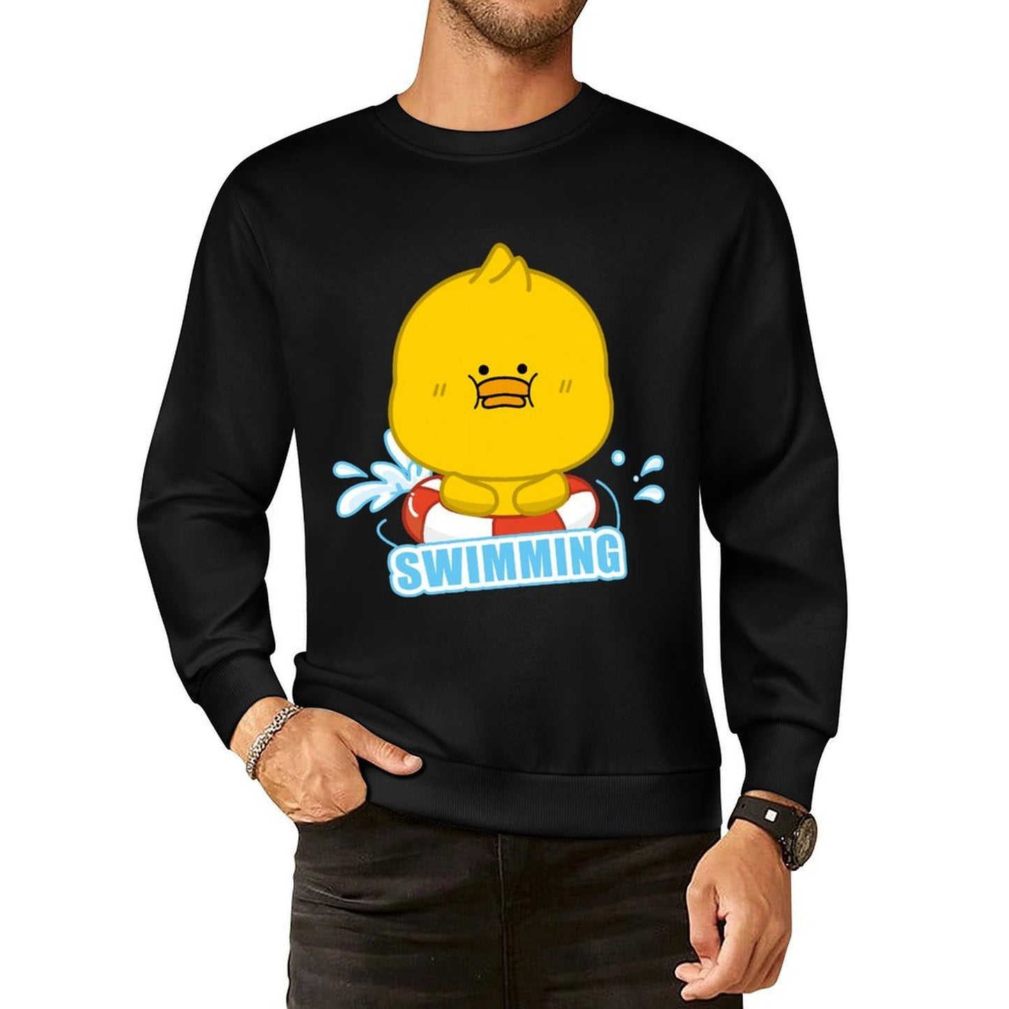 IPBR 250g Crew Neck Long Sleeve Sweatshirt Front GraphicCrew Neck Long Sleeve Sweatshirt4001524