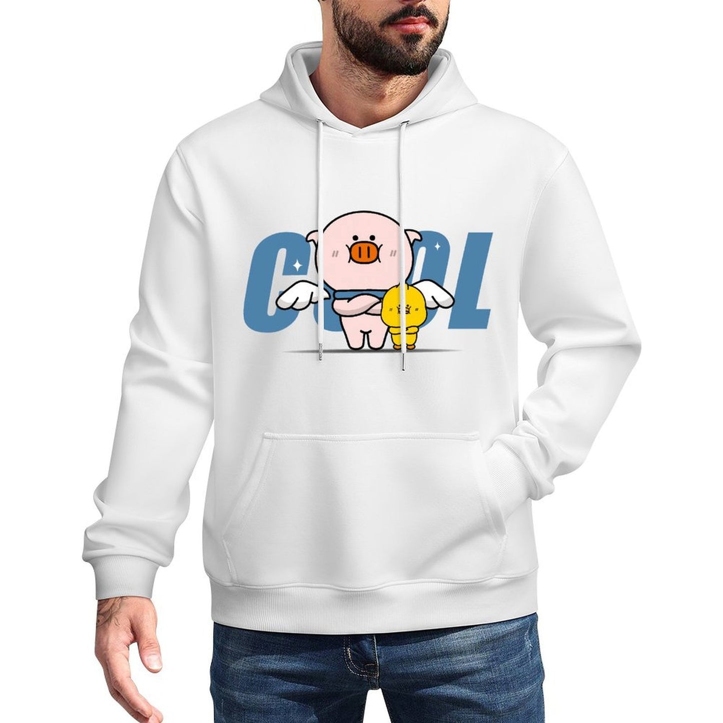 IPBR 250g Hooded Pocket Sweatshirt Front GraphicMen's Hooded  Sweatshirt4001092