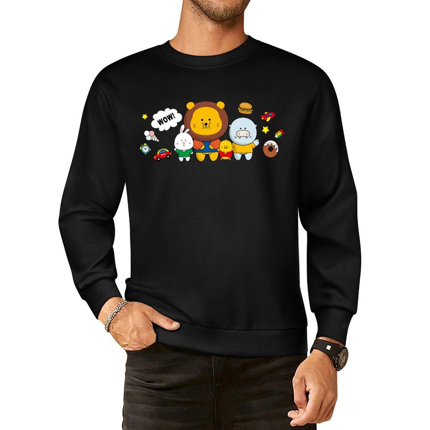 IPBR 250g Crew Neck Long Sleeve Sweatshirt Front GraphicCrew Neck Long Sleeve Sweatshirt4000767