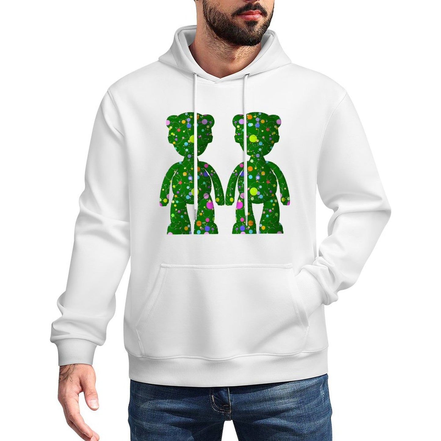 IPIB 250g Hooded Pocket Sweatshirt Front GraphicMen's Hooded  Sweatshirt6000092-5