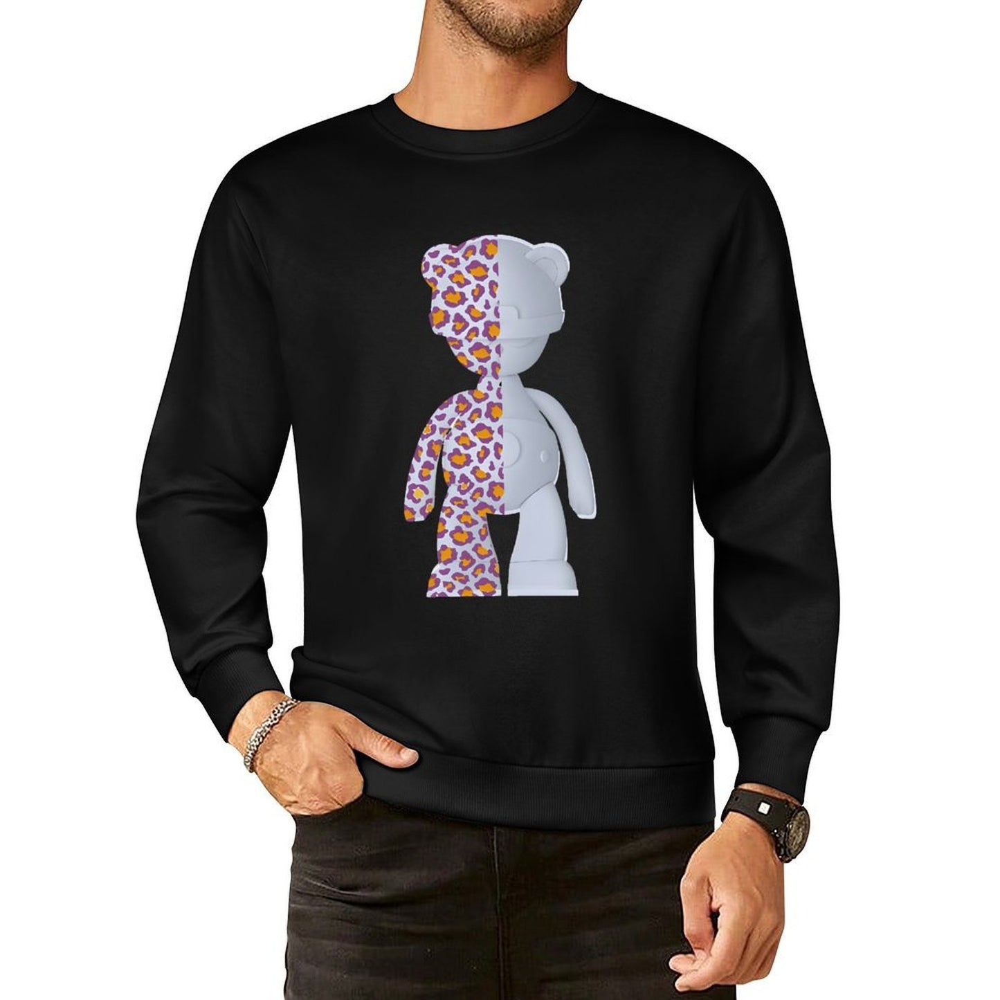 IPIB 250g Crew Neck Long Sleeve Sweatshirt Front GraphicCrew Neck Long Sleeve Sweatshirt6000139-3