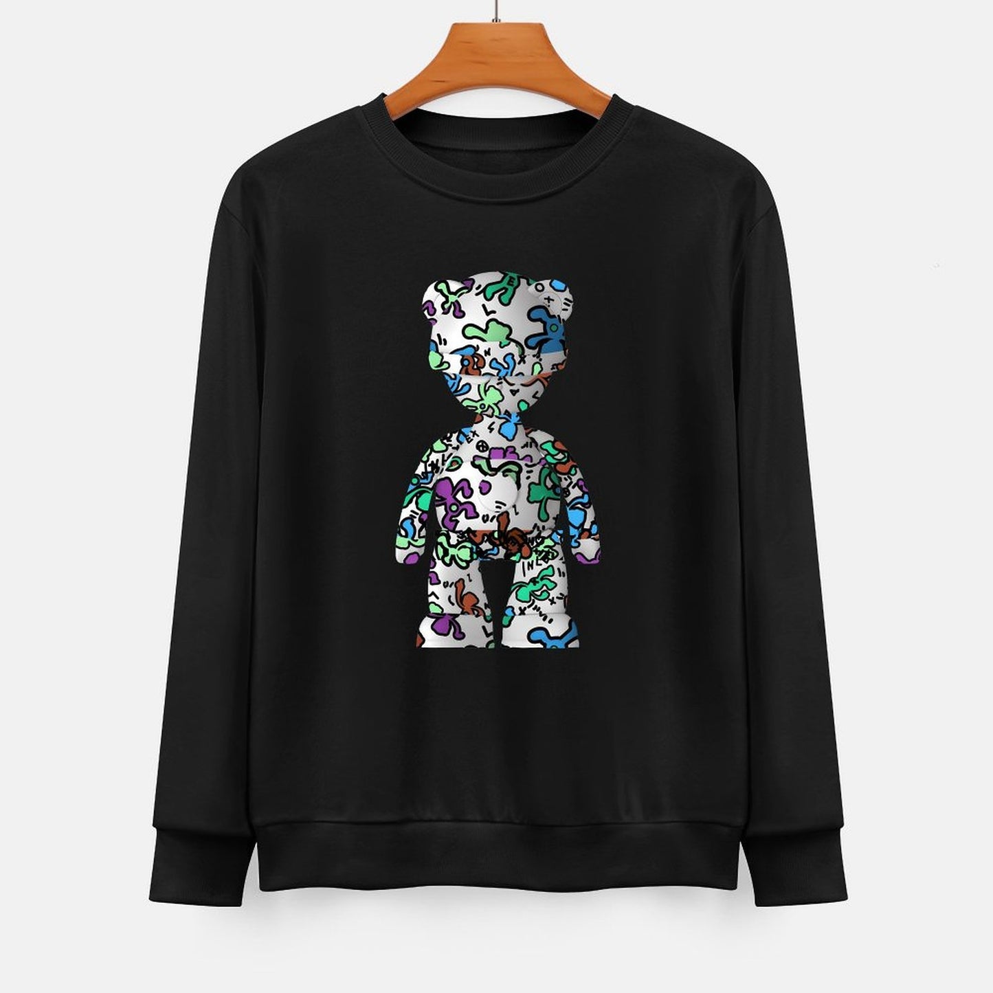 Long Sleeve With Front PatternHigh-Quality Batch-Printed