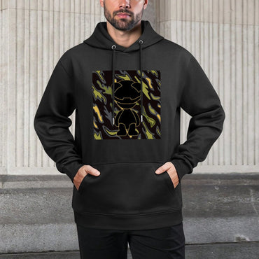 IPIB 250g Hooded Pocket Sweatshirt Front GraphicMen's Hooded  Sweatshirt6000023-4