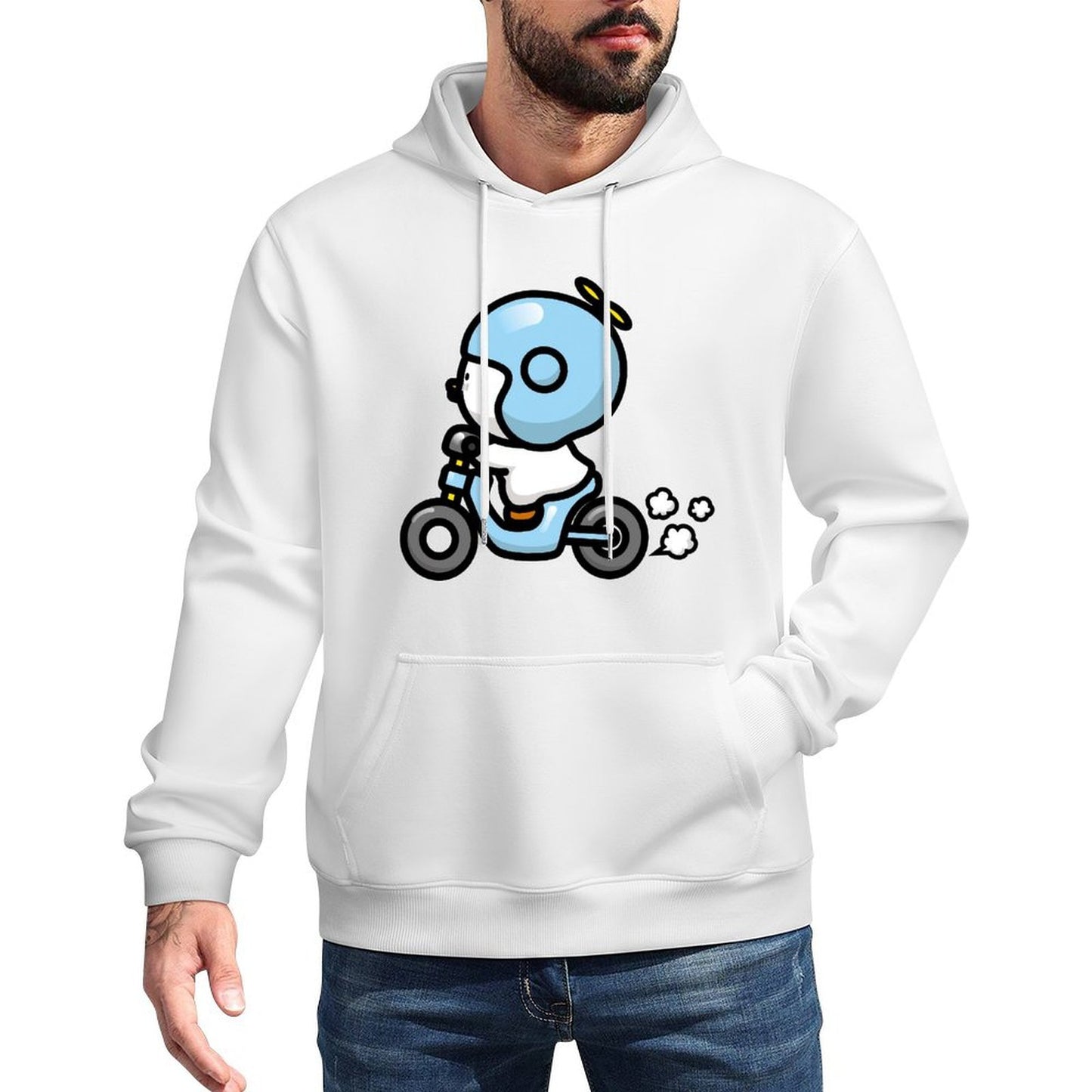 IPBR 250g Hooded Pocket Sweatshirt Front GraphicMen's Hooded  Sweatshirt4001127