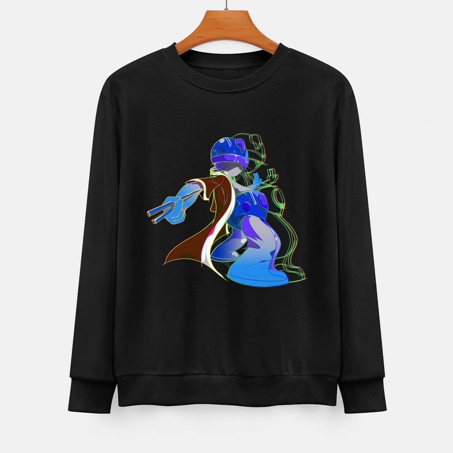 IPIB 250g Crew Neck Long Sleeve Sweatshirt Front GraphicCrew Neck Long Sleeve Sweatshirt6000009-5