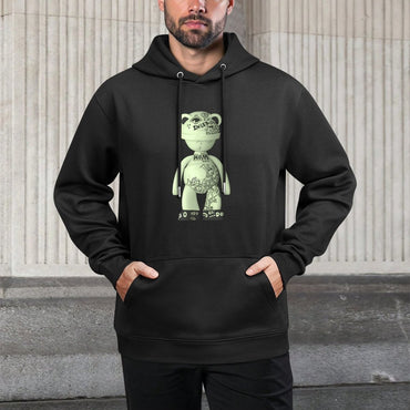 IPIB 250g Hooded Pocket Sweatshirt Front GraphicMen's Hooded  Sweatshirt6000109-6