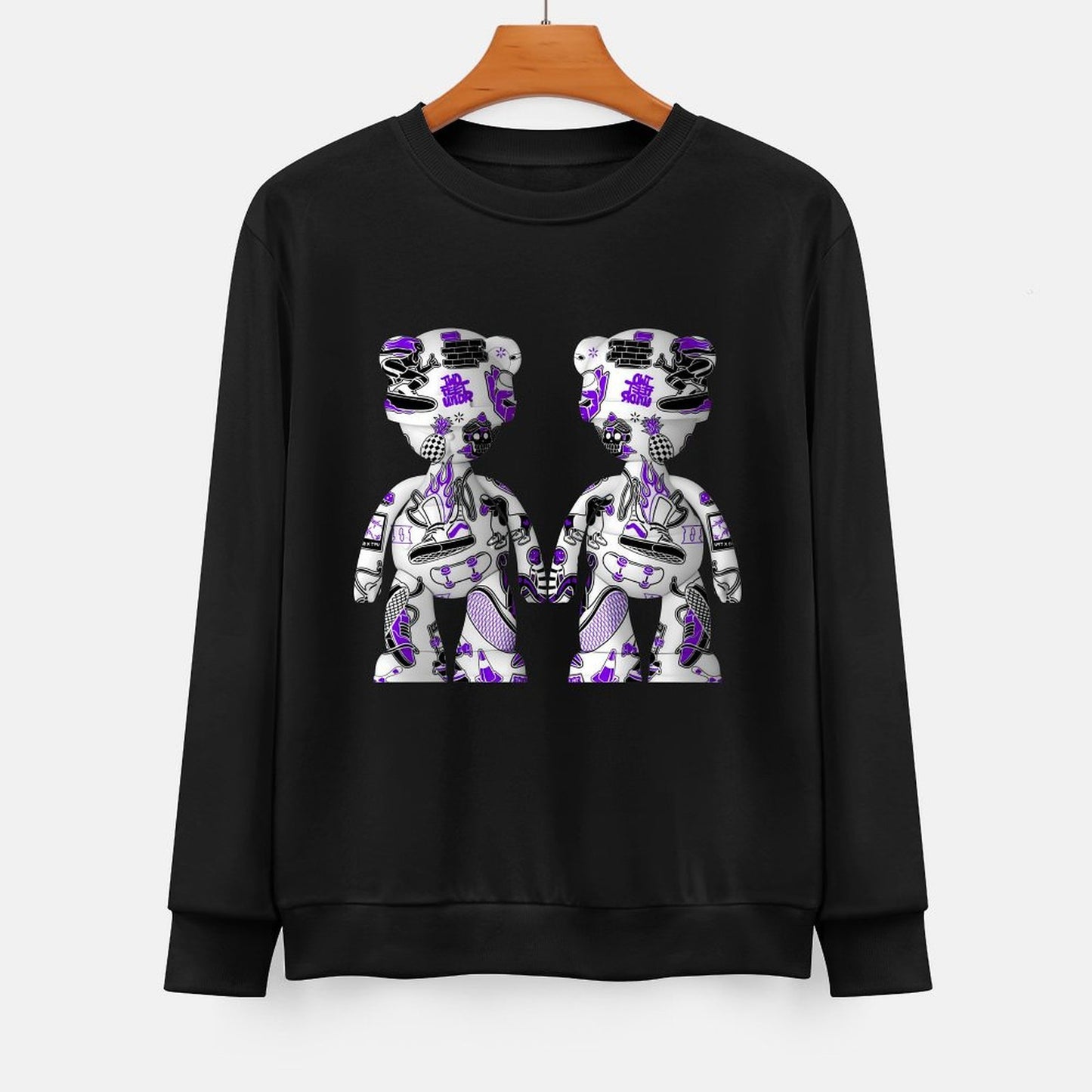 IPIB 250g Crew Neck Long Sleeve Sweatshirt Front GraphicCrew Neck Long Sleeve Sweatshirt6000085-1