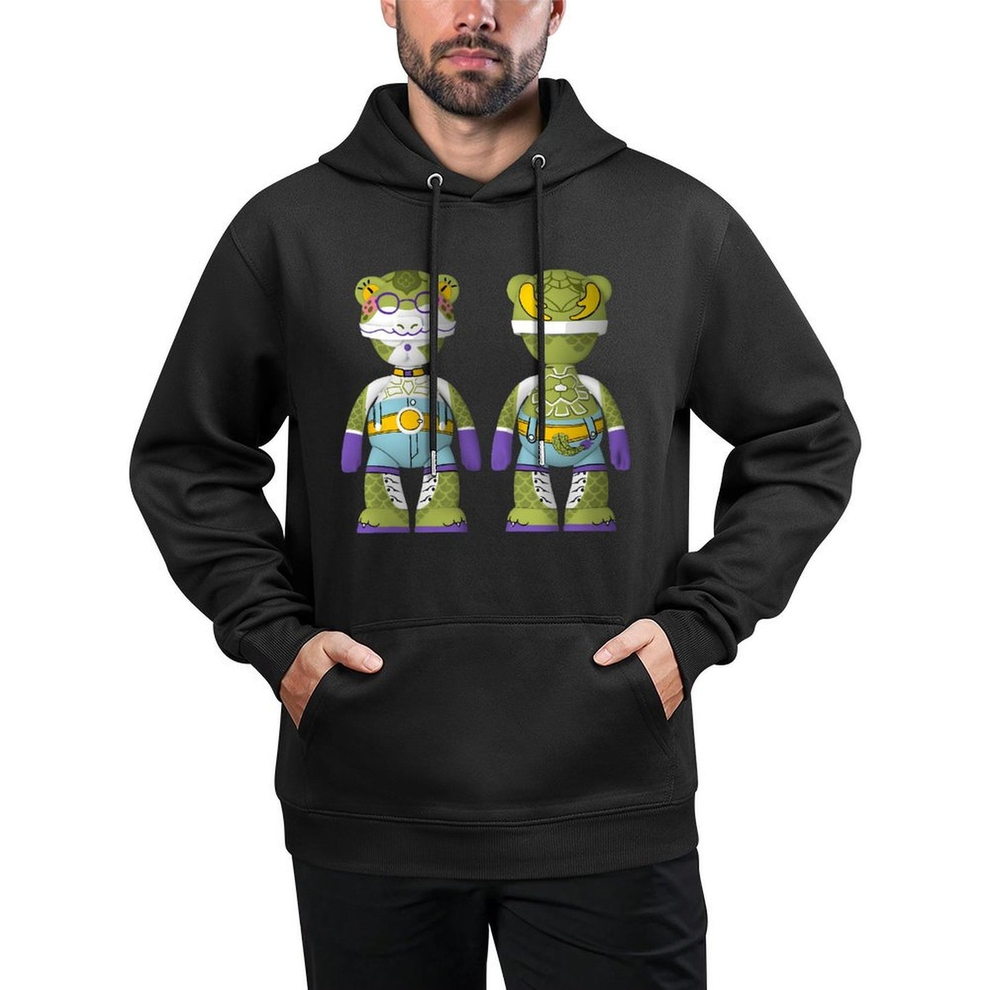 IPIB 250g Hooded Pocket Sweatshirt Front GraphicMen's Hooded  Sweatshirt6000075-5