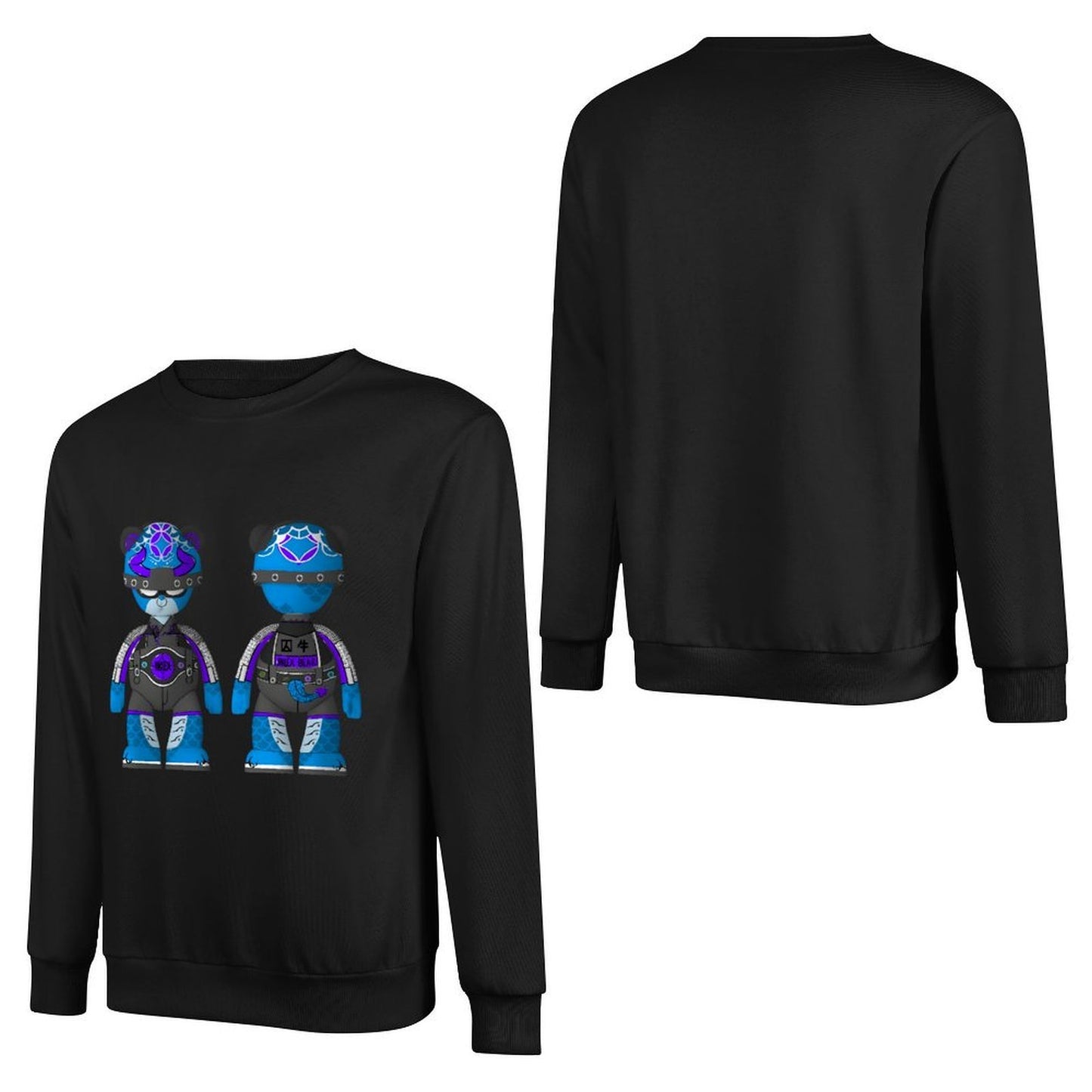 IPIB 250g Crew Neck Long Sleeve Sweatshirt Front GraphicCrew Neck Long Sleeve Sweatshirt6000095-1