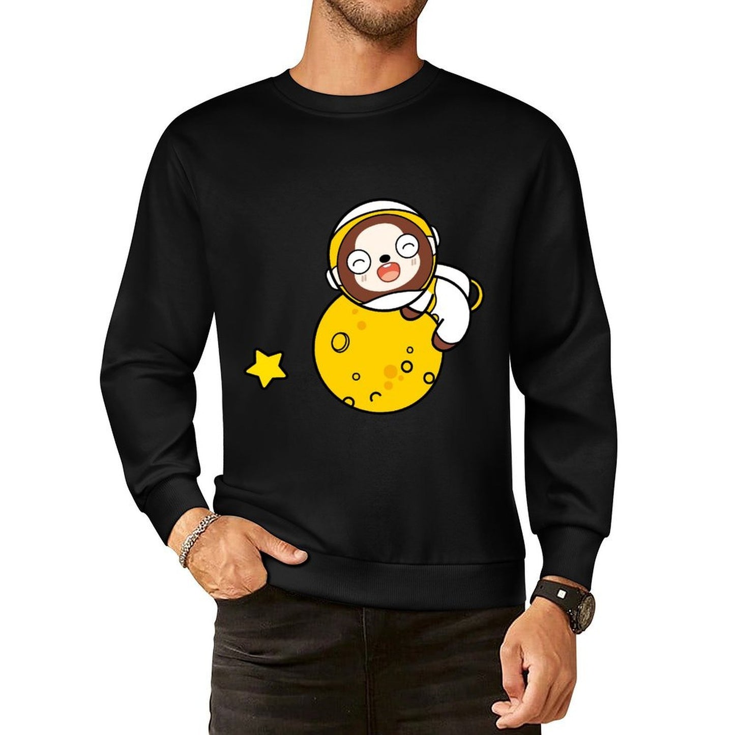IPBR 250g Crew Neck Long Sleeve Sweatshirt Front GraphicCrew Neck Long Sleeve Sweatshirt4001101