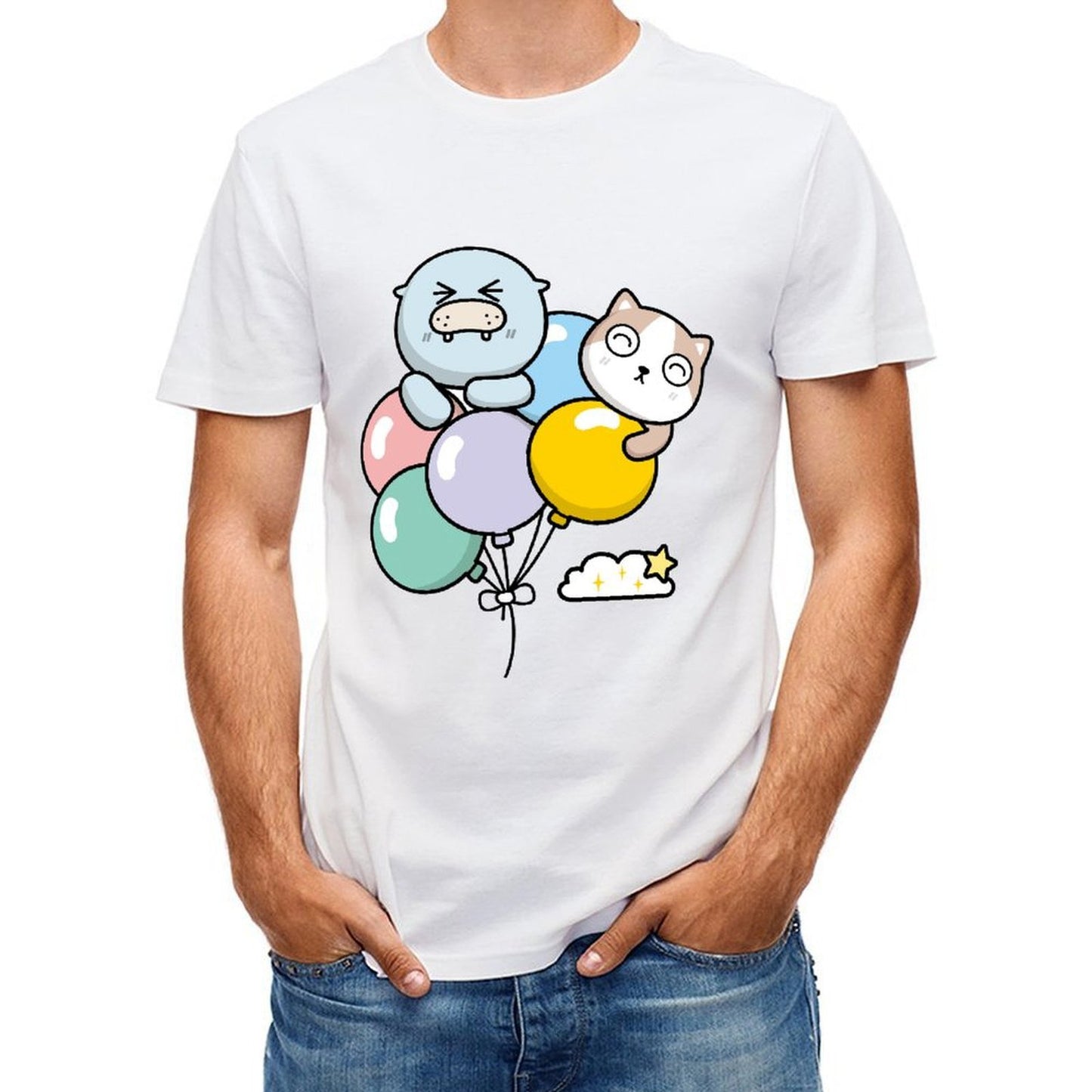 Oversized Relaxed Fit Front Graphic T-shirt