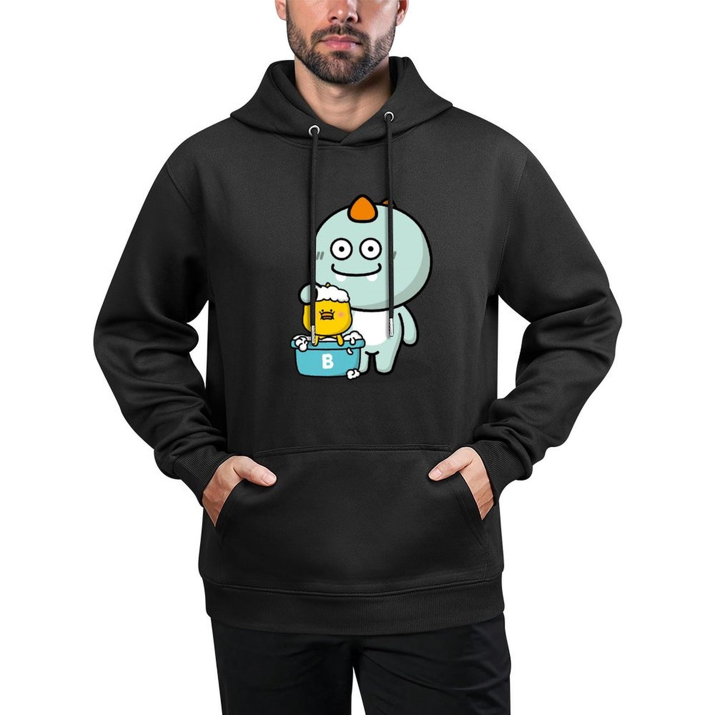 IPBR 250g Hooded Pocket Sweatshirt Front GraphicMen's Hooded  Sweatshirt4000325