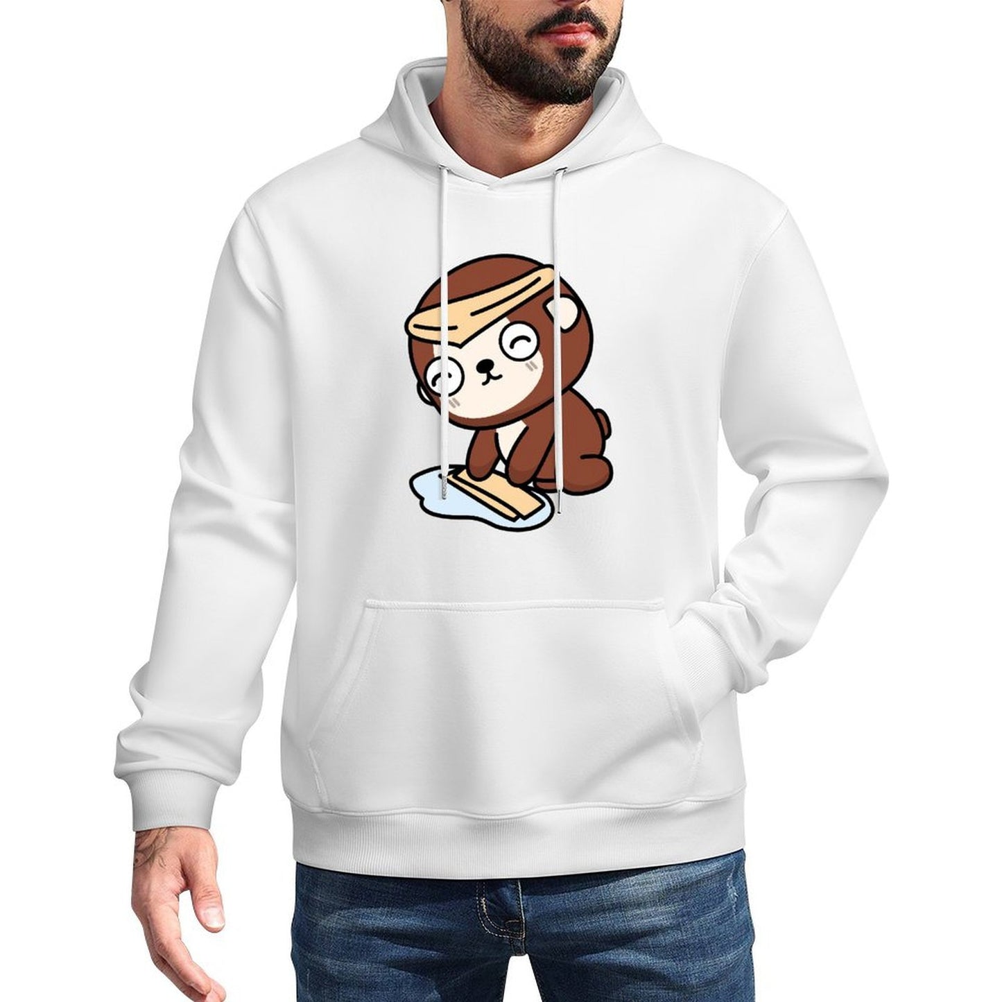 IPBR 250g Hooded Pocket Sweatshirt Front GraphicMen's Hooded  Sweatshirt4000222