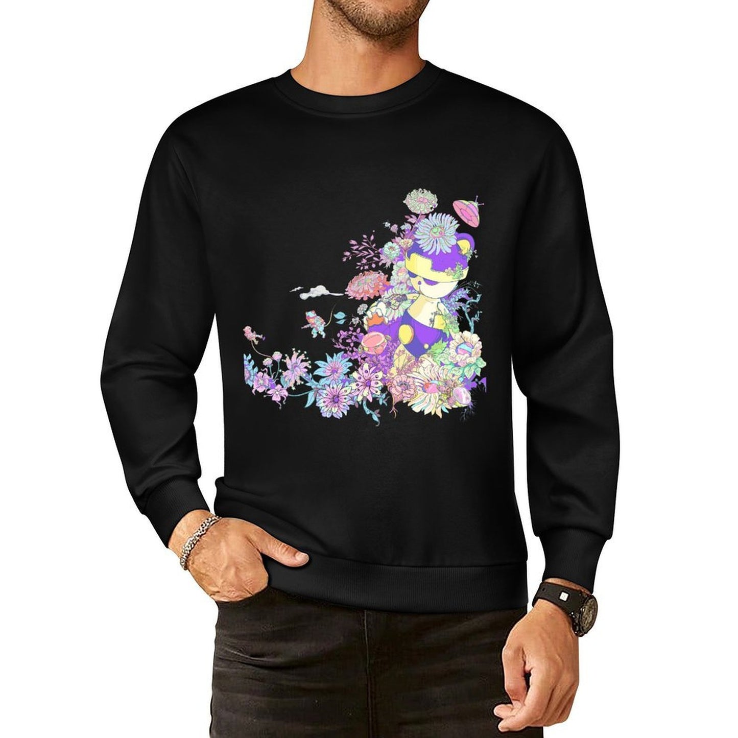 IPIB 250g Crew Neck Long Sleeve Sweatshirt Front GraphicCrew Neck Long Sleeve Sweatshirt6000057-3