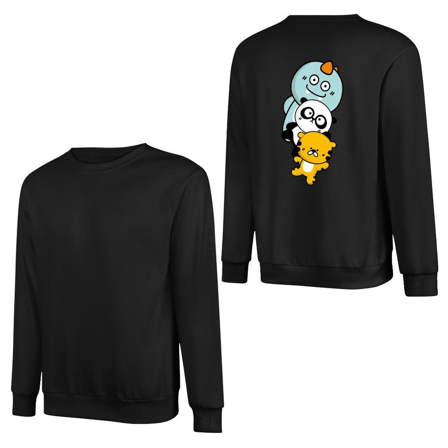 Long-sleeved crew neck sweatshirtSoftstyle Minimalist Long Sleeve