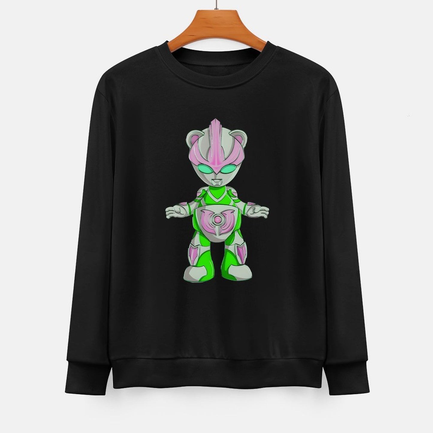 Long Sleeve With Front PatternCrisp Print Soft-Touch