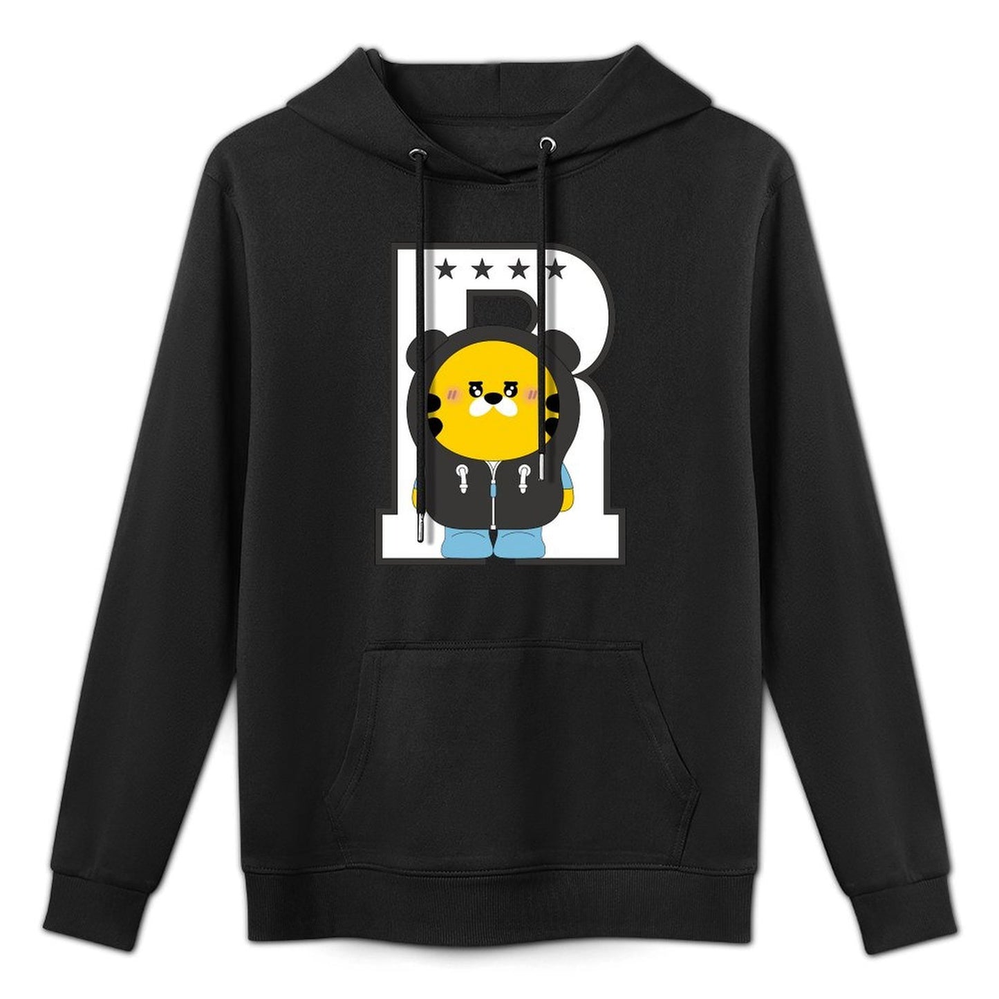 Tear-Resistant ModernFit Front Graphic Hoodies