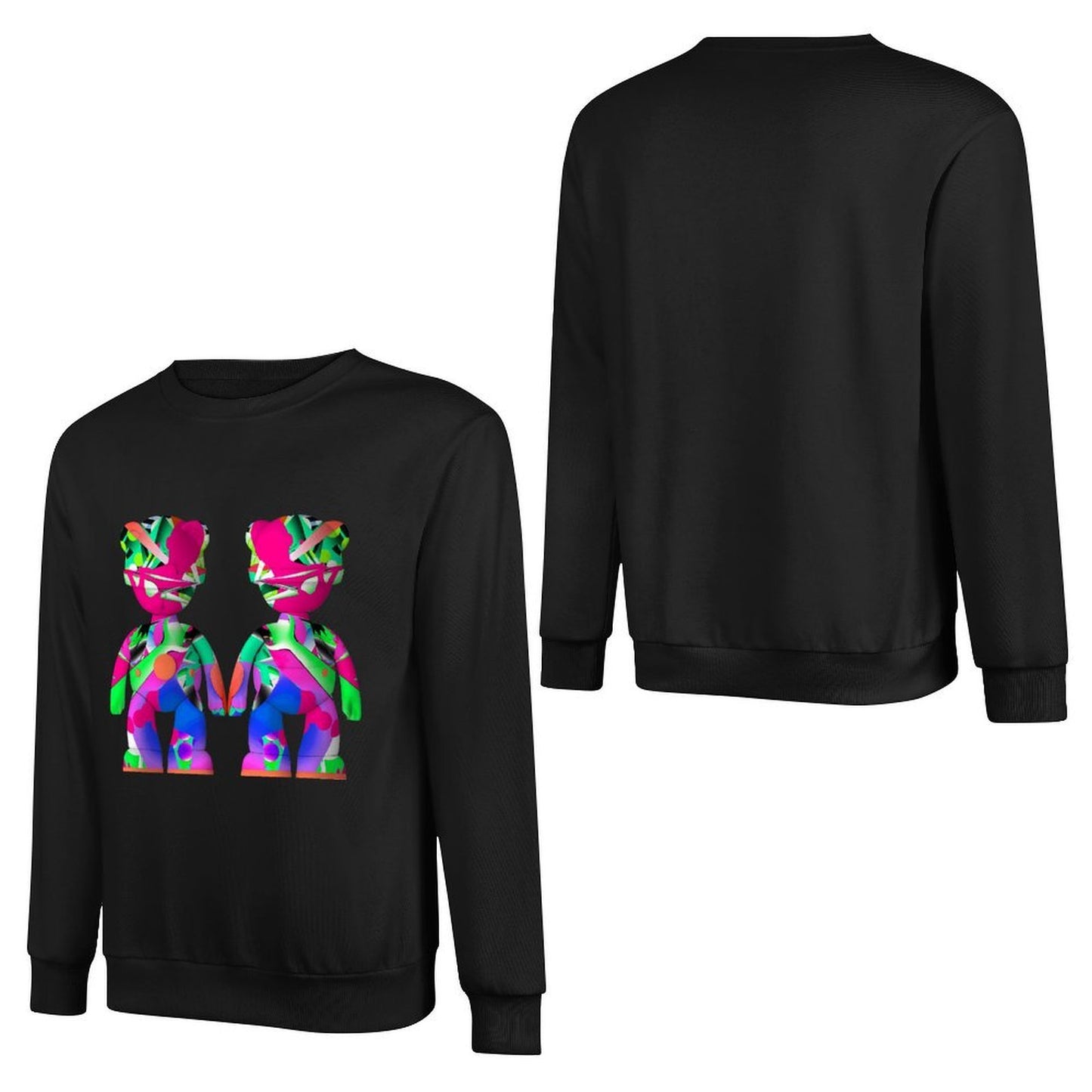 IPIB 250g Crew Neck Long Sleeve Sweatshirt Front GraphicCrew Neck Long Sleeve Sweatshirt6000146-3