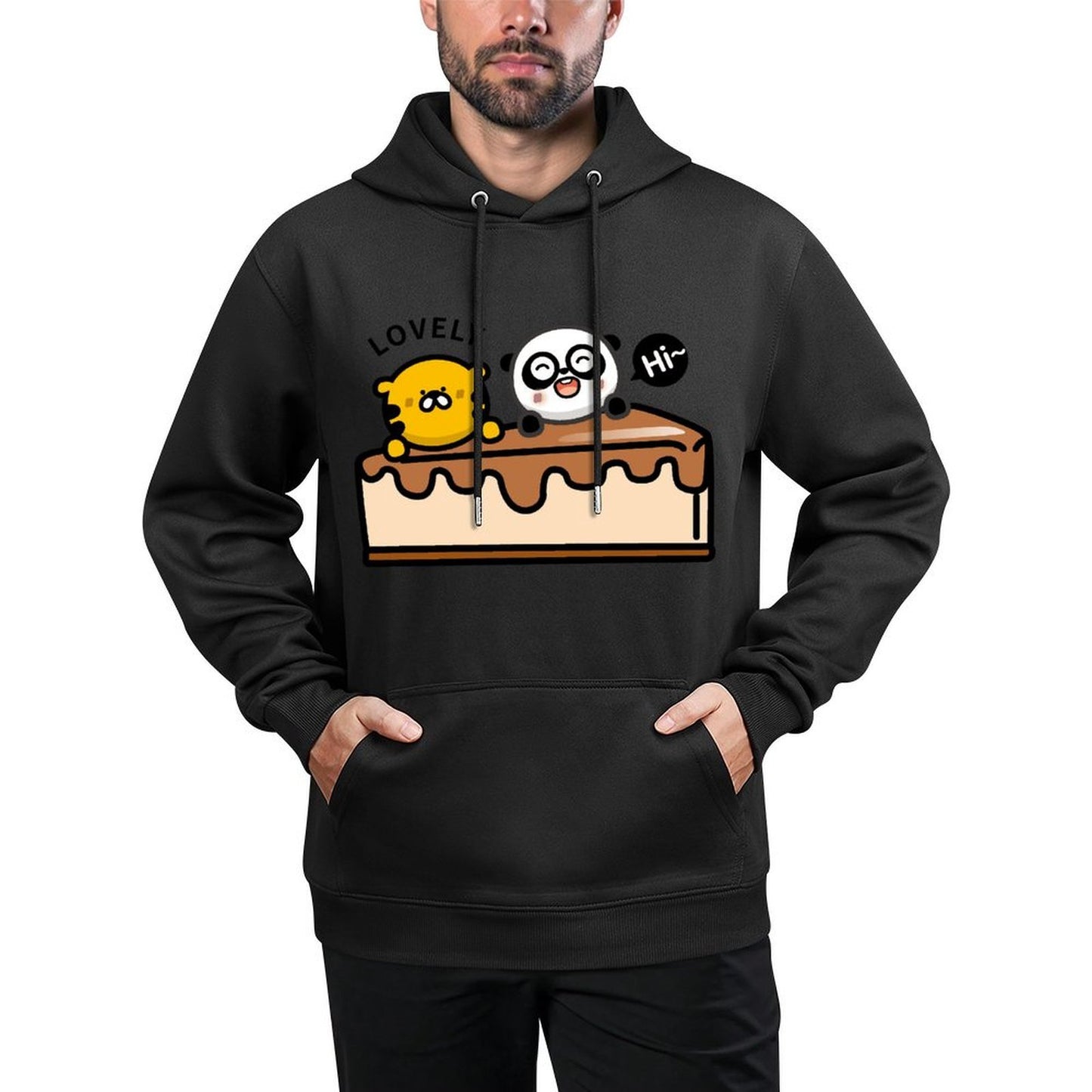IPBR 250g Hooded Pocket Sweatshirt Front GraphicMen's Hooded  Sweatshirt4001031
