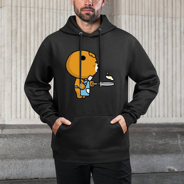 IPBR 250g Hooded Pocket Sweatshirt Front GraphicMen's Hooded  Sweatshirt4000135