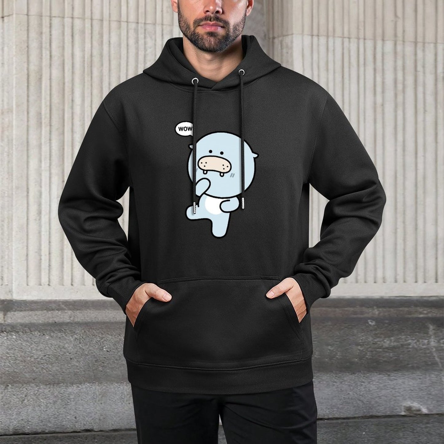 IPBR Hoodie Front patternTimelessStyle Solid  hoodie