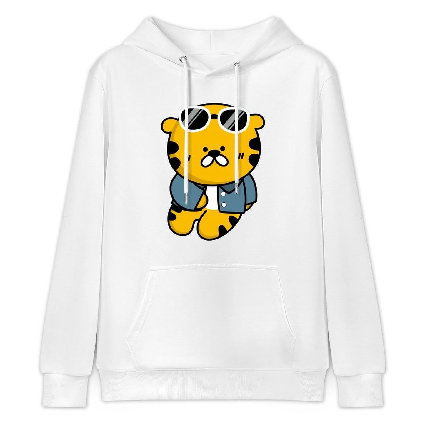 Casual Modern Front Graphic Hoodies