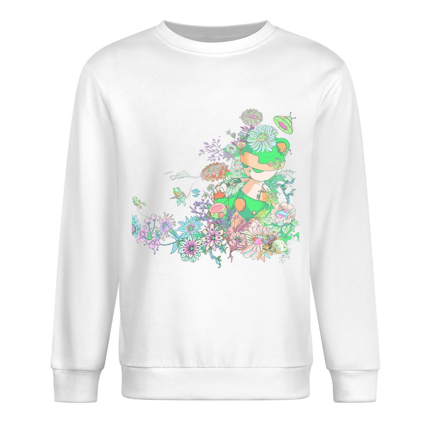 Long Sleeve With Front PatternUnisex Soft-Touch